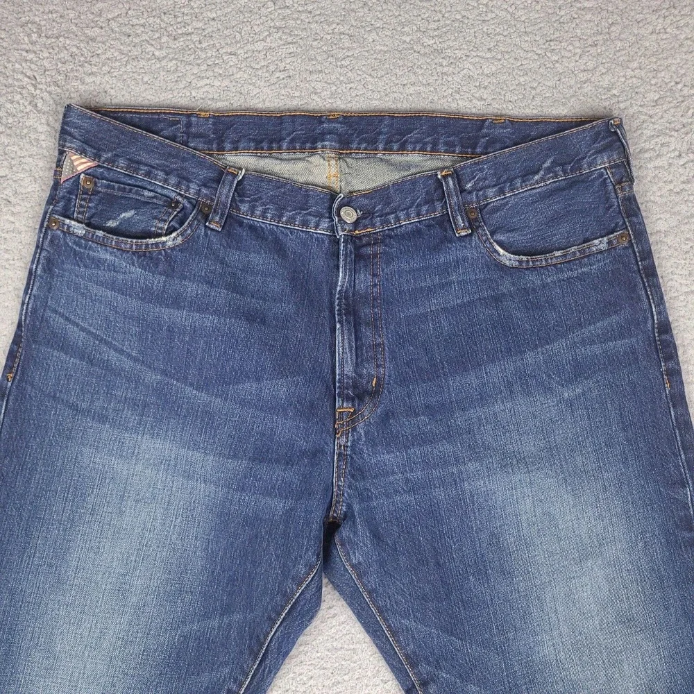 Denim & Supply Ralph Lauren Jeans Mens 40x30.5 Blue Straight‎ Taper Denim
